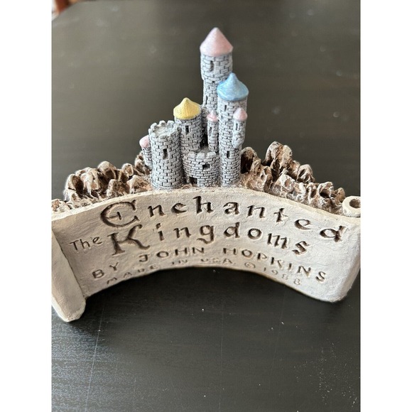 The Enchanted Kingdoms Castle John Hopkins Hand Painted Limited 1988 W/ Box #300 - Picture 8 of 13